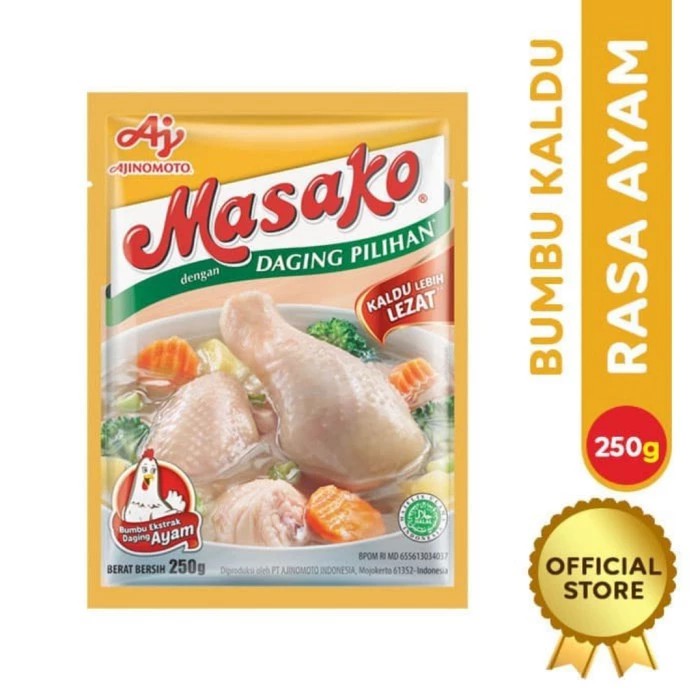 

Masako rasa Ayam 250gr Kaldu Penyedap Bumbu Masakan harga grosir murah