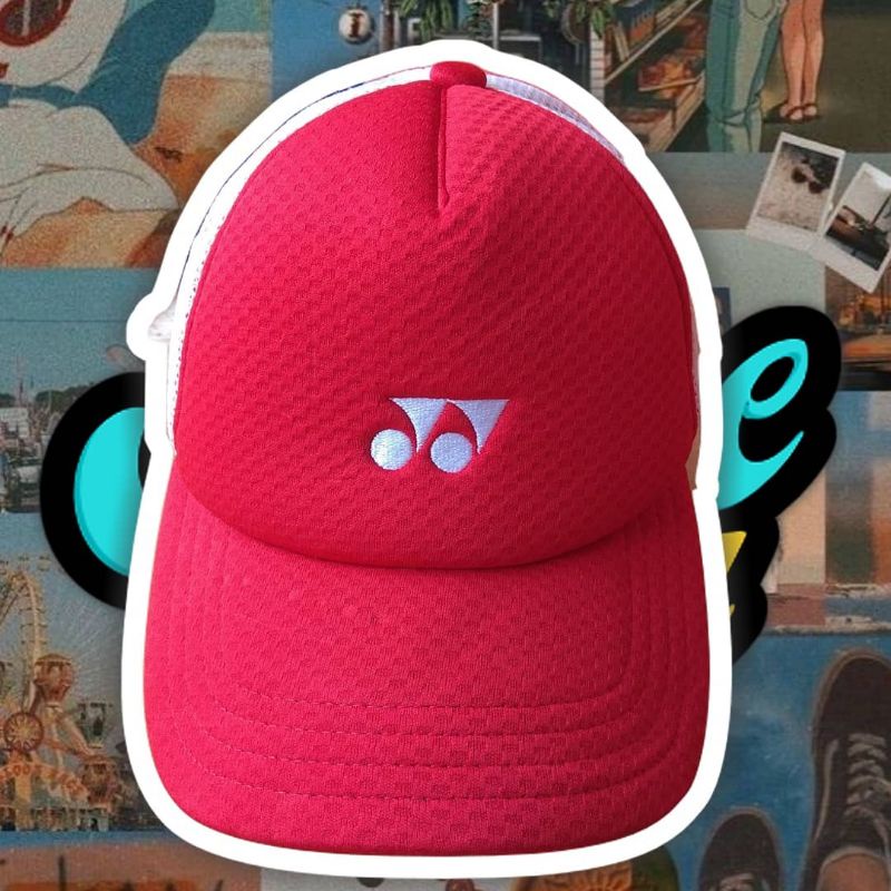 TOPI YONEX SECOND BRAND ORIGINAL TWO TONE