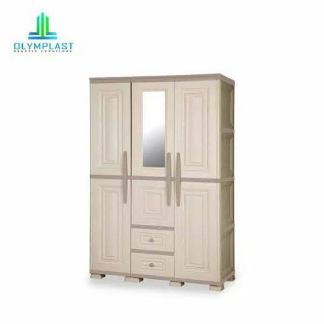 LEMARI PLASTIK 3 PINTU OLYMPLAST/OTC 3 MODERN | Shopee Indonesia