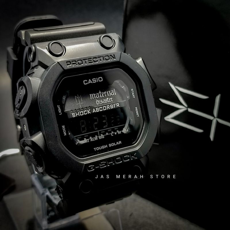 Jam Tangan Pria G Shock Kingkong X Maternal Ds Custom Full Black Include Bonus