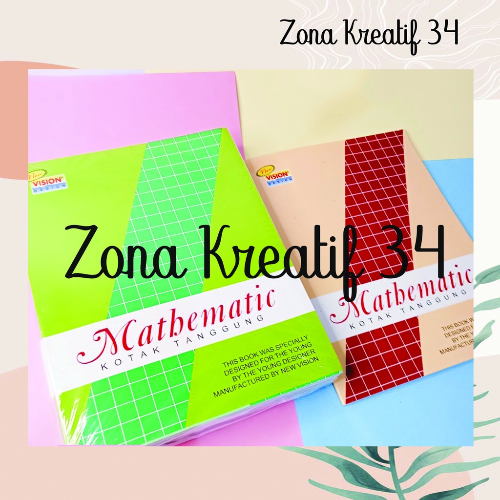 

Buku Tulis Matematika Kotak Tanggung VISION