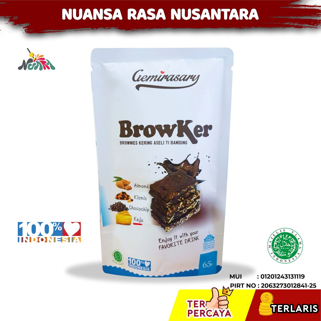 

[ TERLARIS & TERPERCAYA ] BROWKER & PING!!! PING!!! - Brownies Kering & Keping Brownies Gemirasary 1