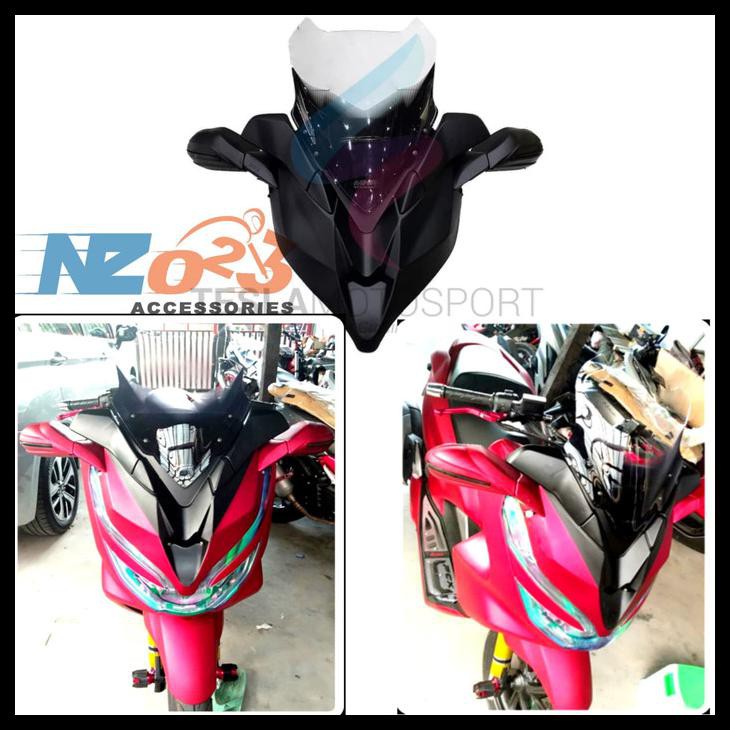 TERMURAH TAMENG VISOR TAMENG BODY DEPAN 1ST PCX LOKAL AKSESORIS PCX VARIASI 