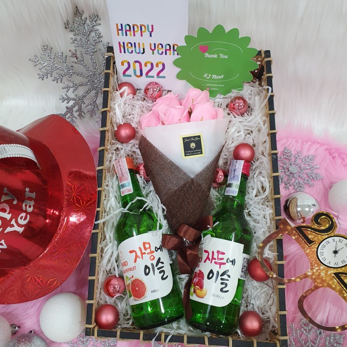 

Paket hampers tahun baru happy new year parcel coklat hadiah 15