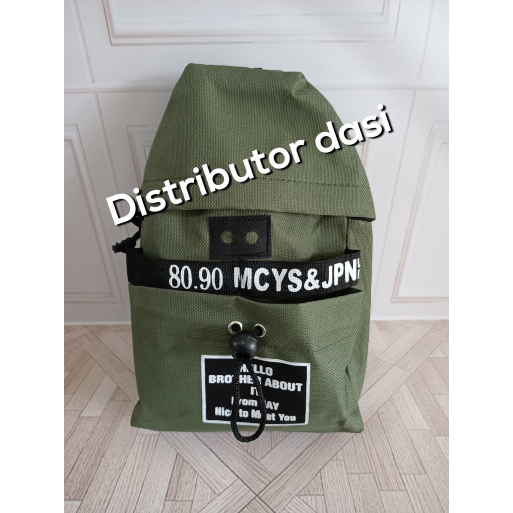 tas selempang pria dan wanita model mini distro foto real ready stok