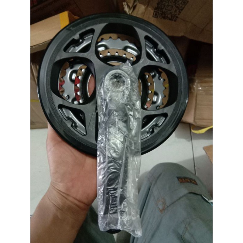 crank mtb 3 speed merek TURANZA