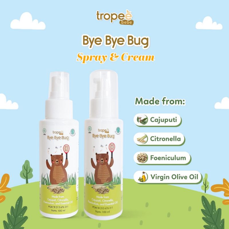 Tropee Bebe - Bye Bye Bug Spray 100ml