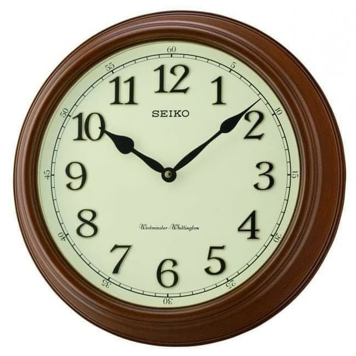 jam dinding seiko kayu dual chime