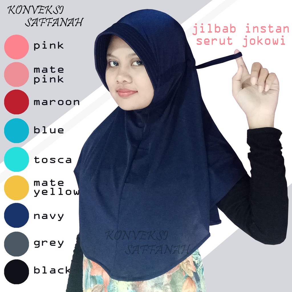 GROSIR Jilbab Instan Serut Jokowi Shopee Indonesia GROSIR Jilbab Instan Serut Jokowi Shopee Indonesia