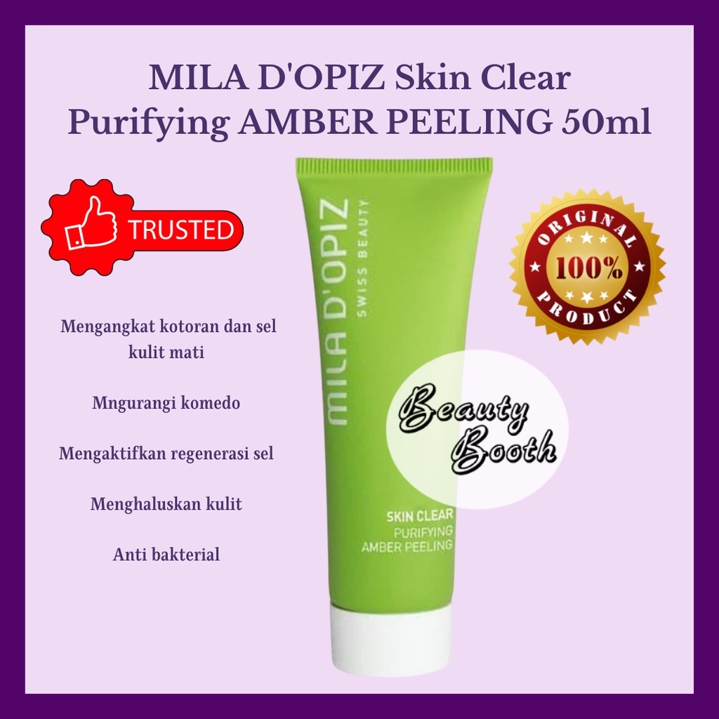 MILA D'OPIZ Skin Clear Purifying AMBER PEELING 50ml / MILADOPIZ AMBER PEELING