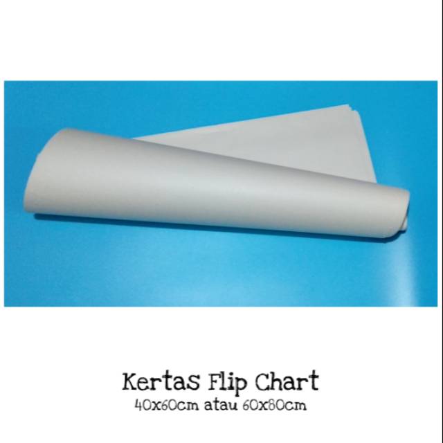 

25 lembar Flip Chart/ Kertas kosong ukuran besar/ Kertas buram/ Kertas koran/ Kertas Bungkus Barang