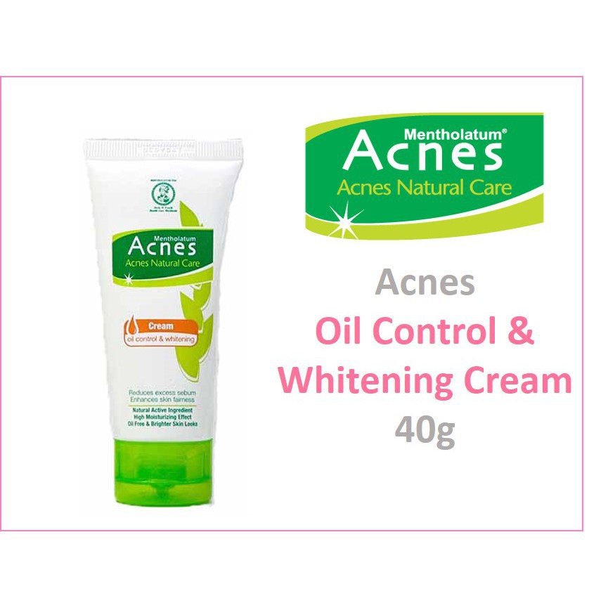 Acnes Cream Oil Control & Whitening Moisturizer 40gr / Pelembab / Obat Jerawat