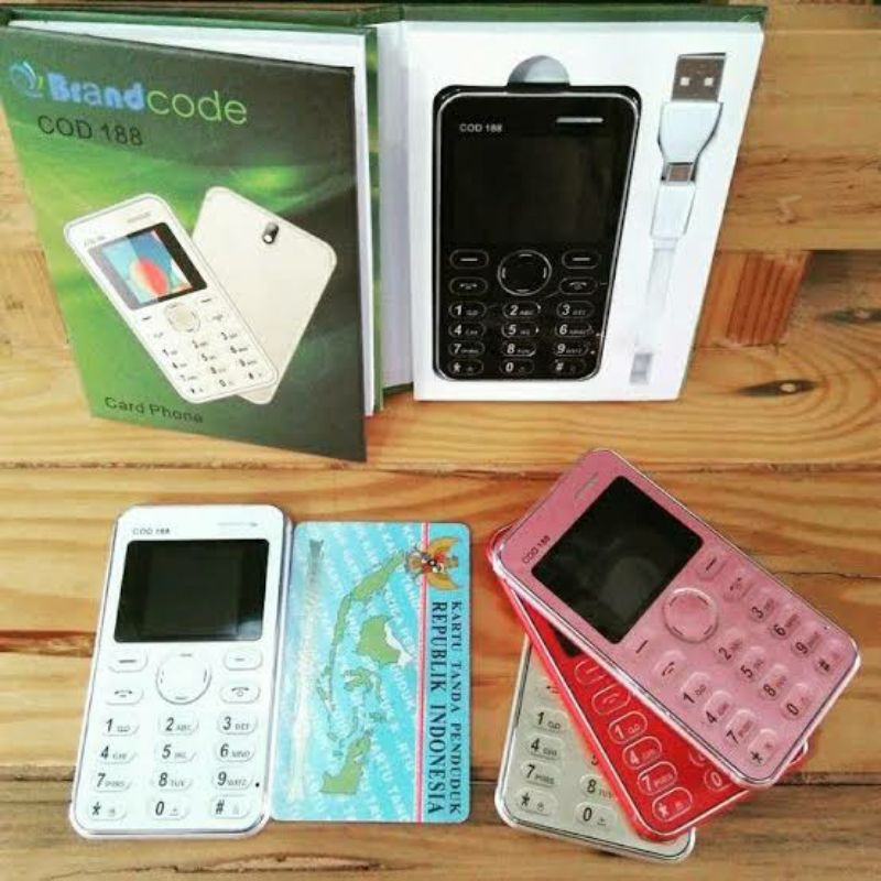 Brandcode COD 188 HP Tipis Murah Ringan Kecil QUAD BAND - Putih