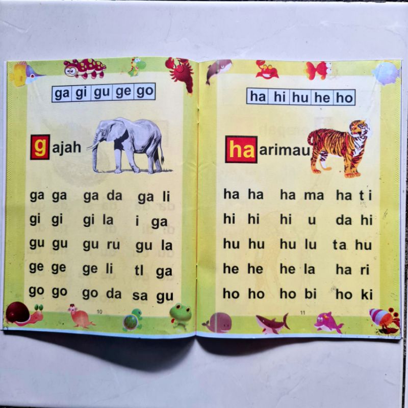 Buku Anak - Lancar Membaca &amp; Mewarnai 1A &amp; 1B