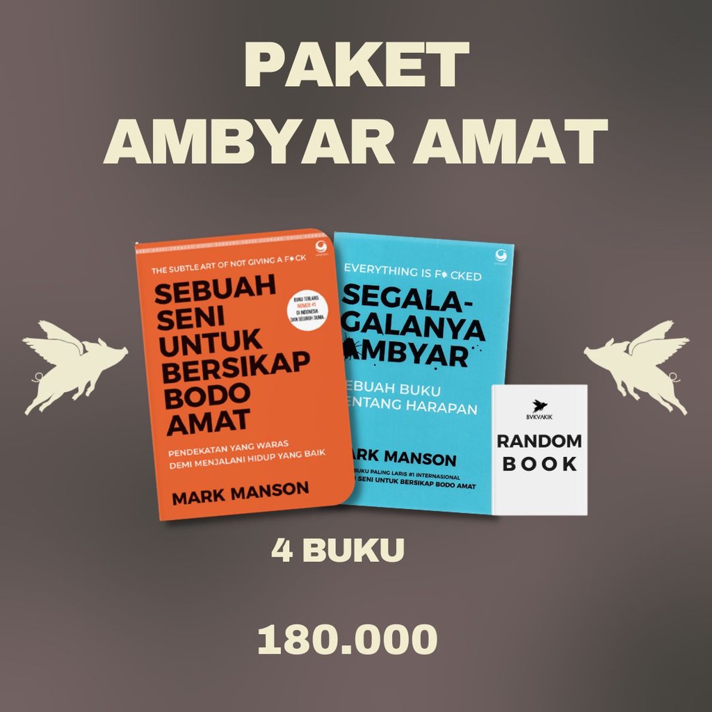 Paket ambyar-amat (4 buku)