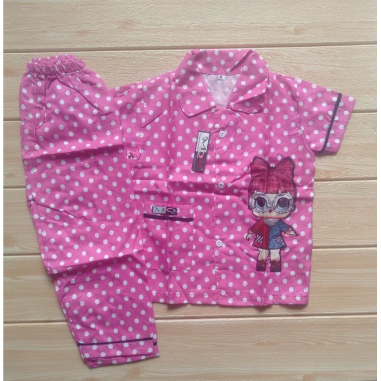 Piyama Polka LED MQhijab (1-6 th)