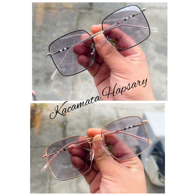 FRAME KACAMATA PHOTOCROMIC ( NORMAL ) | KACAMATA WANITA 9691 | KACAMATA FASHION &amp; ANTI UV