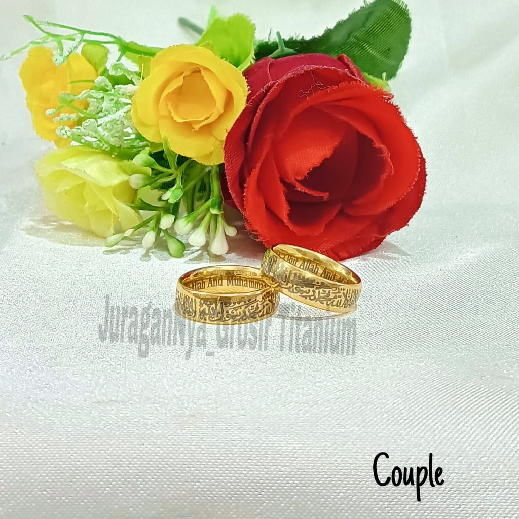 CINCIN Titanium PART 2 COUPLE/PASANGAN  perhiasan fashion Korea anti karat&amp;anti luntur