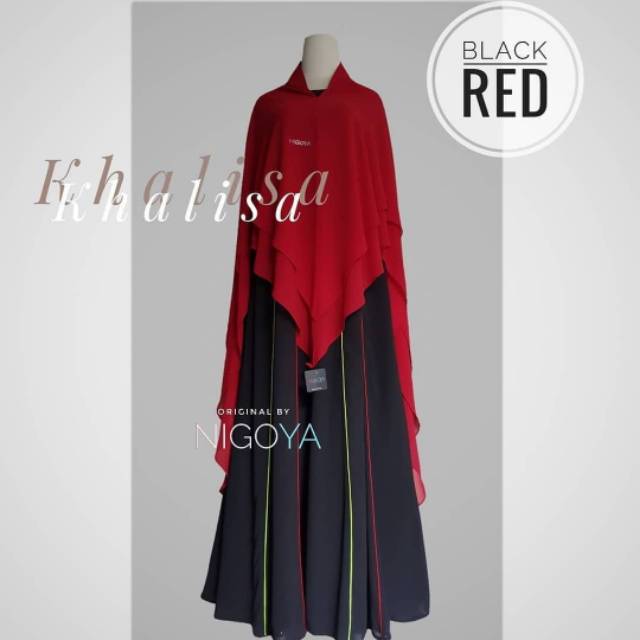 Khalisa set syari original by nigoya /nigoya syar'i