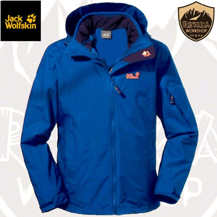 Jaket | Jack Wolfskin (Jws) Libertine Xt Texapore Jacket - Size L Eu Blue