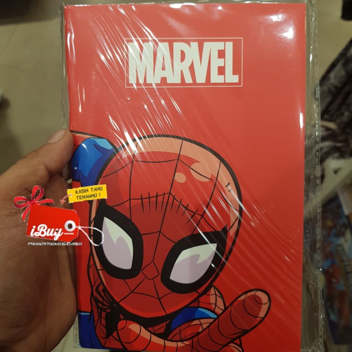 

Nikmati Miniso Spiderman Book Notebook Buku Tulis 30 Sheets Red Murah