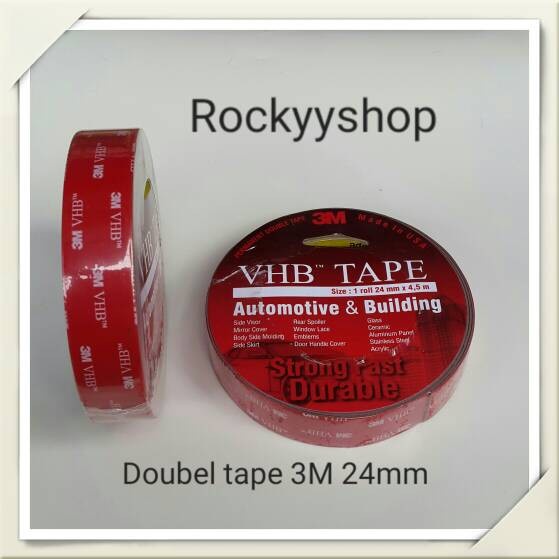 

Bagus Doubel Tape 3M Vhb 24Mm 4.5 Meter Promo