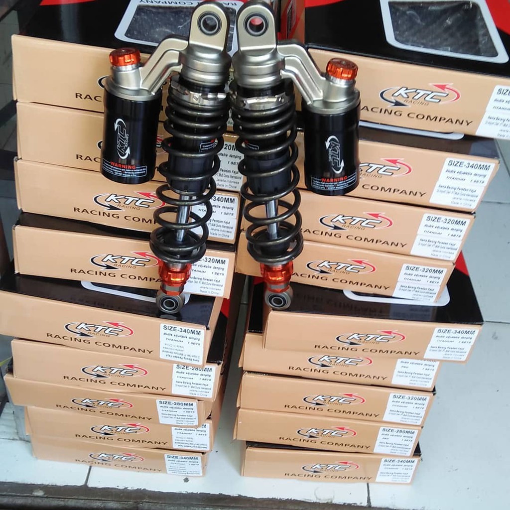 READY SHOCK  SHOCKBREAKER KTC ORIGINAL 320MM TITANIUM BOSKUU