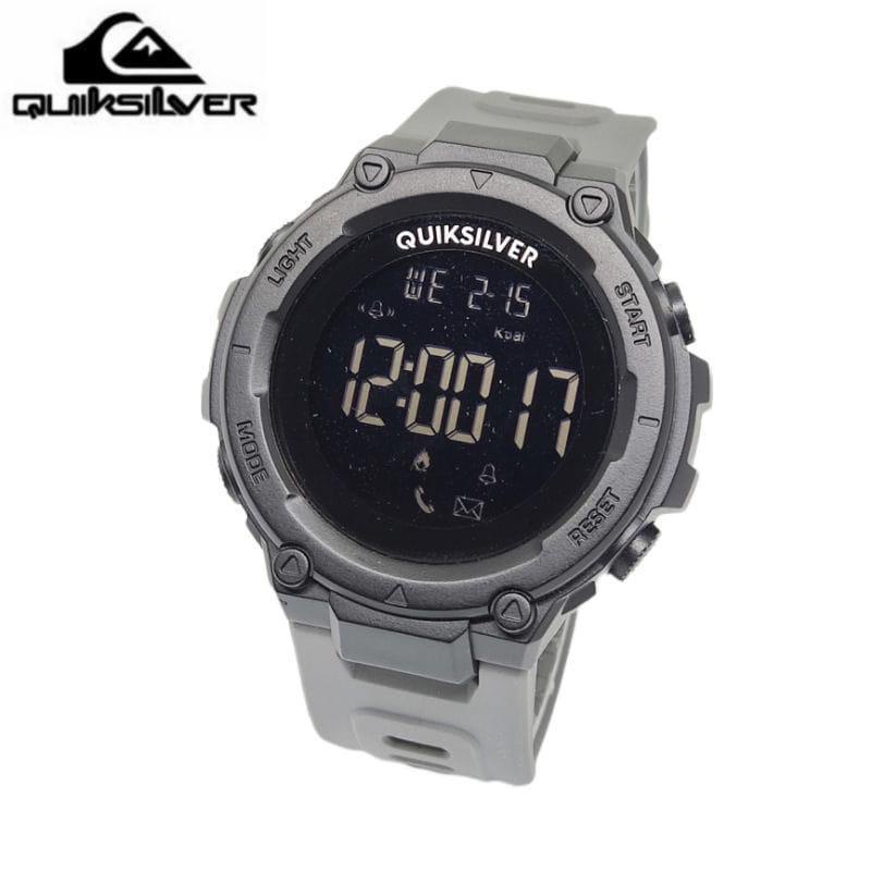 (SS) JAM TANGAN PRIA DIGITAL TAHAN AIR QUICKSILVER COWOK STRAP RUBBER QS-37