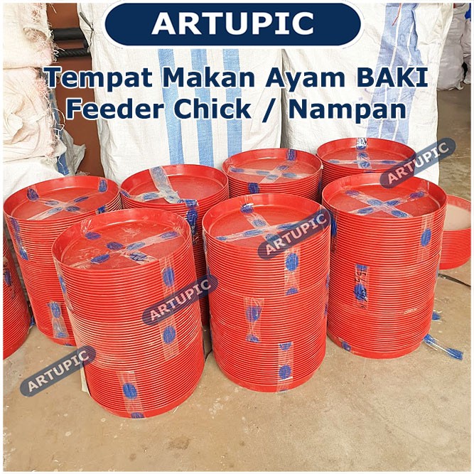 Tempat Makan Ayam Baki KELIPATAN 10 Nampan Feeder Chick Lepek Anak Ayam Kecil DOC