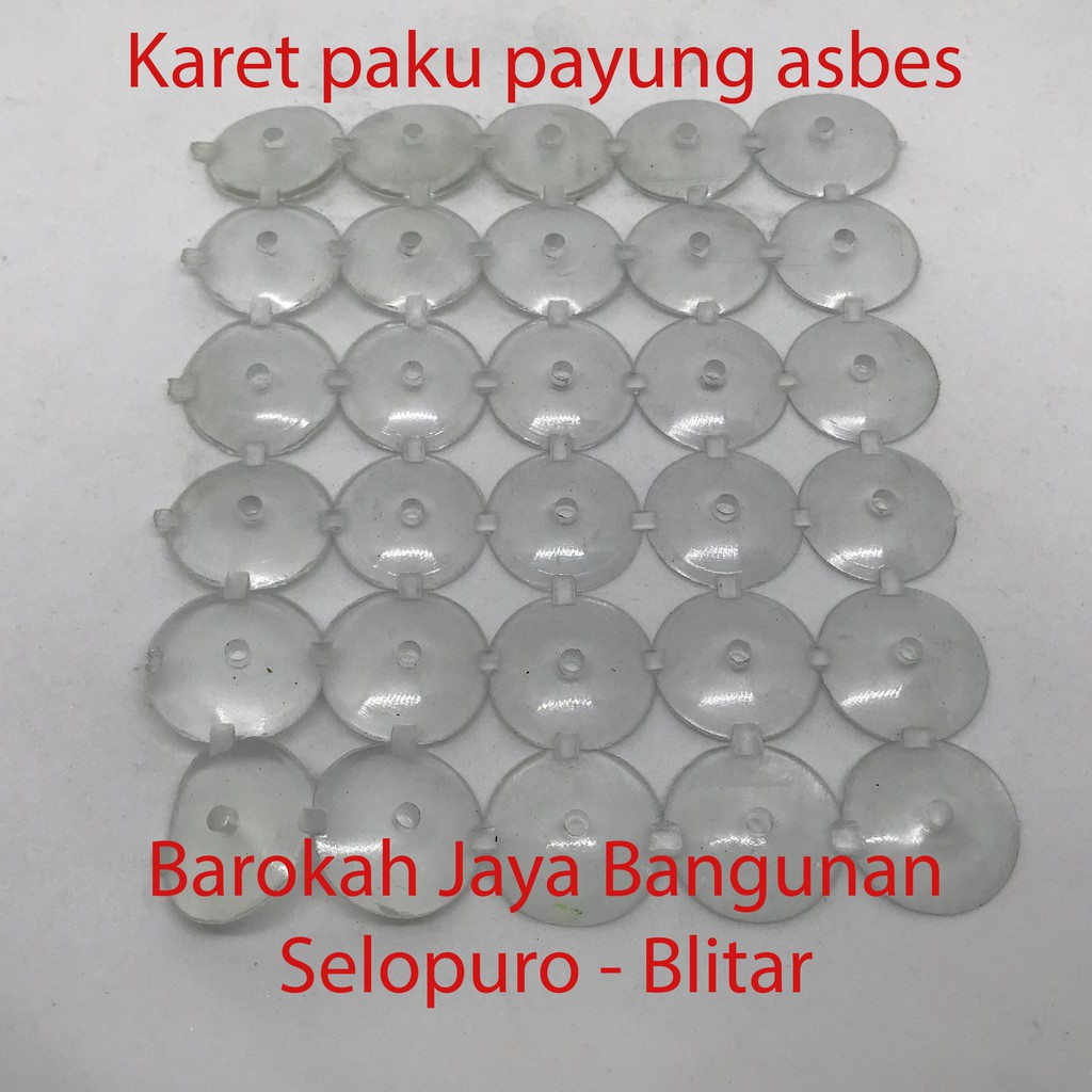 Karet paku payung asbes/seng - bening