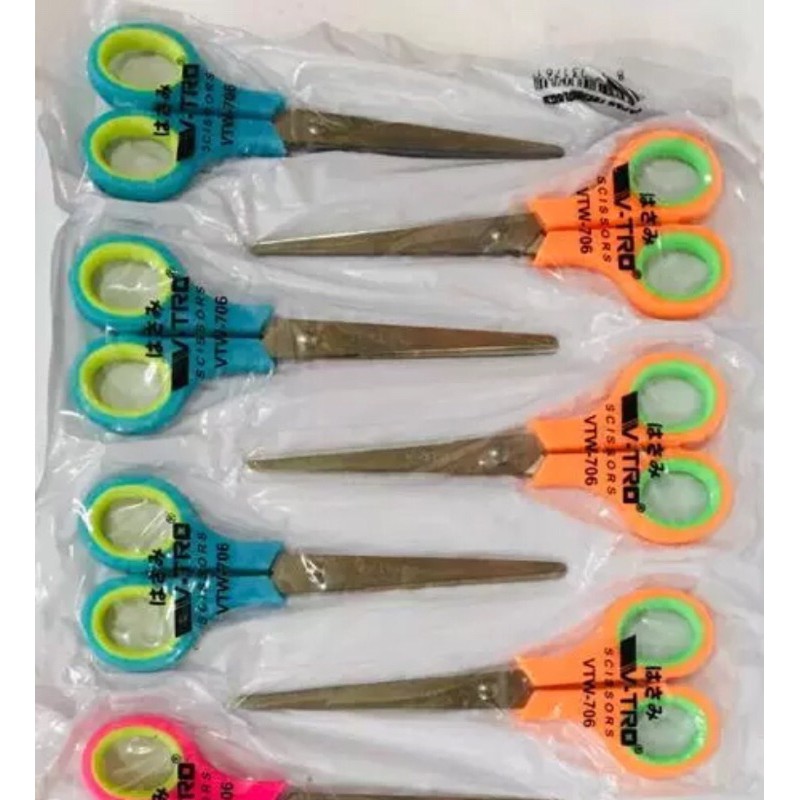 

mg 12PCS GUNTING WARNA TANGGUNG 6 INCH-VT706