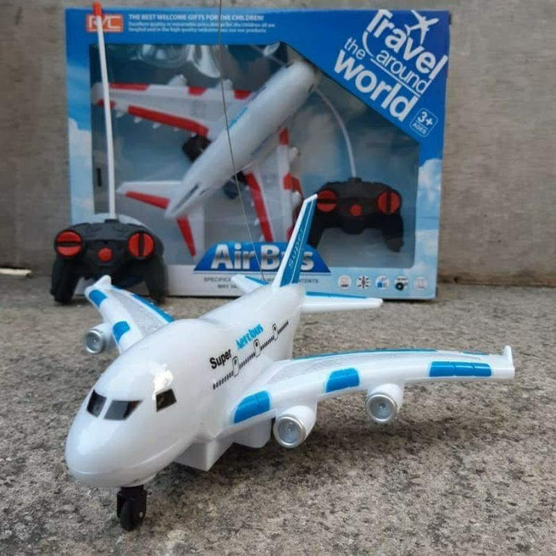 READY ROBOT TRANSFORMER AIRBUS 2 IN 1 RC PESAWAT TRAVEL