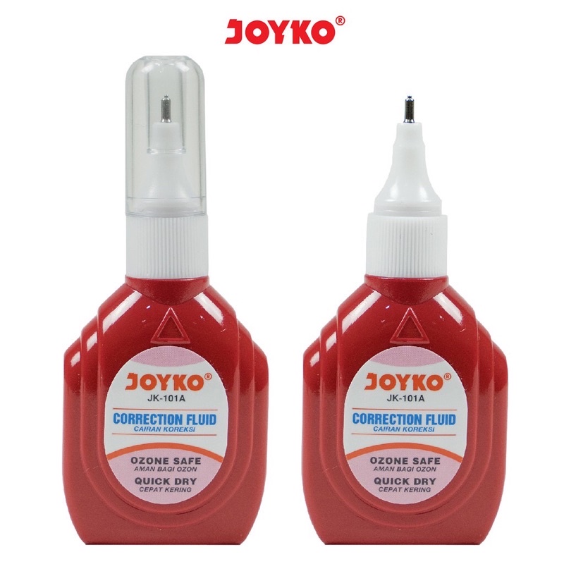 

CORRECTION FLUID MEREK JOYKO / TIPE X CAIR / STIPO KERTAS MEREK JOYKO JK-101A