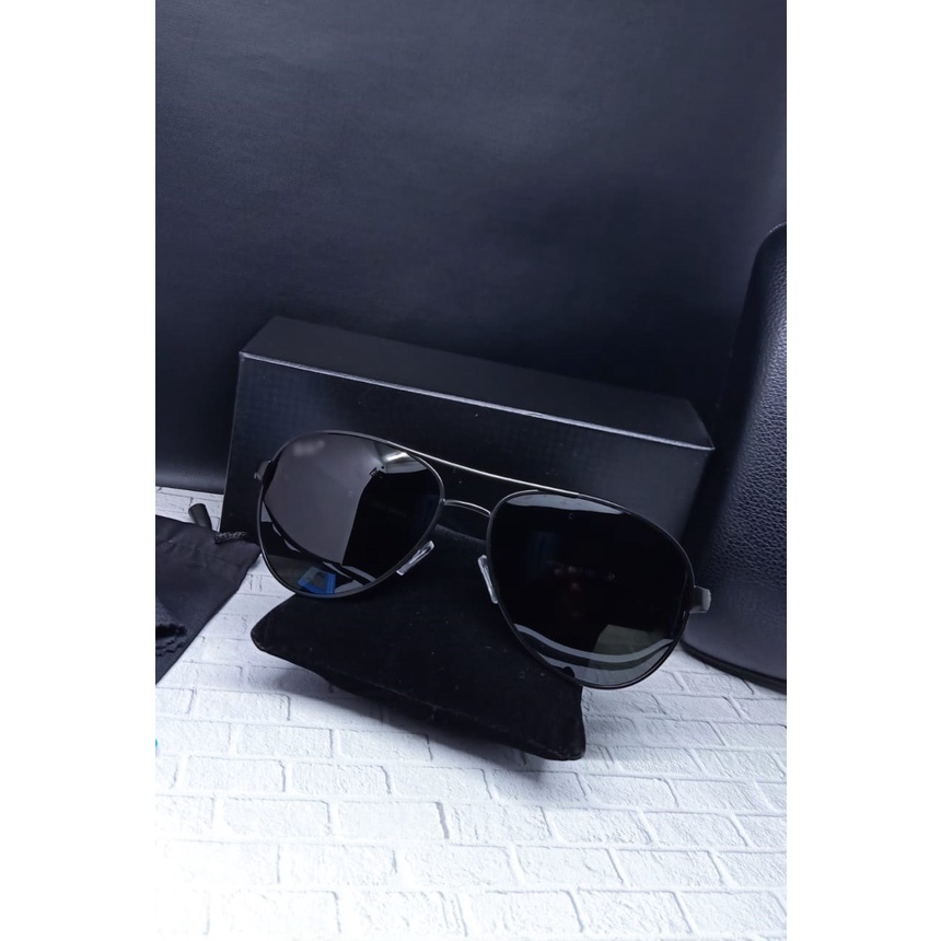 TERLARIS Kacamata Hitam Pria R.B Pilot Polaris Kacamata Hitam Pria Pilot Lensa Poalrized Kacamata Ga