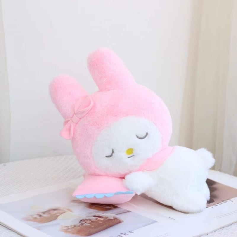 Boneka Cartoon Bantal Gantungan Kunci Bahan Plush