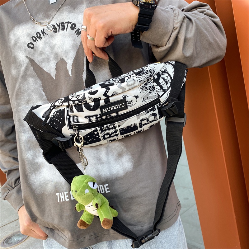 Mainland Tas Pria Tas Pinggang Waterproof Trendy Fashion Kekinian TS224