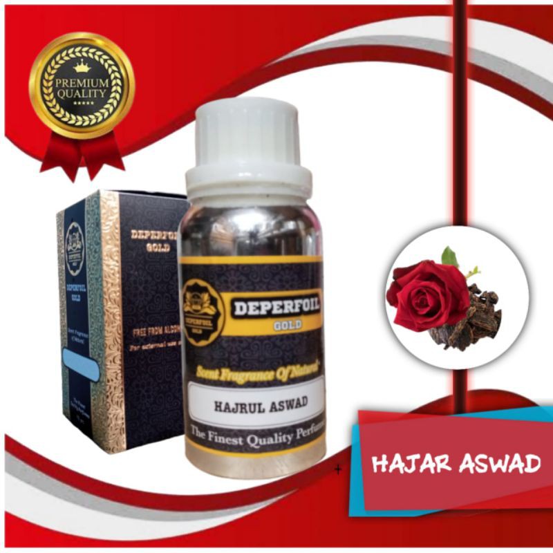 Minyak Wangi Hajar Aswad - Parfum Hajar Aswad - Misik Hajar Aswad 100 ml Kemasan Segel