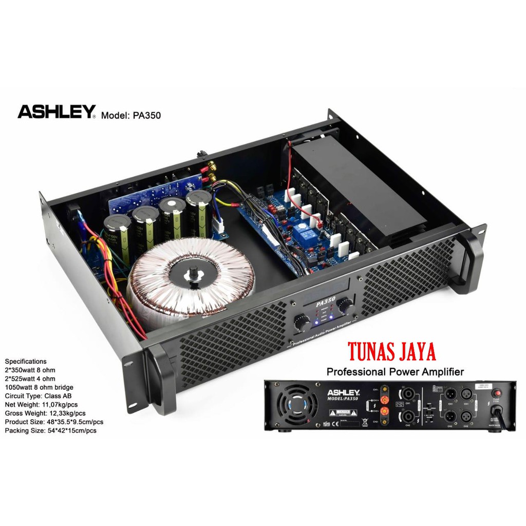 Power Ashley PA 350 Original Amplifier