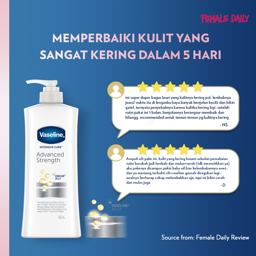 Vaseline Lotion Intensive Care Advanced Stregth 100Ml