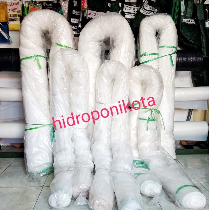 Insectnet mesh 50 dan mesh 40 Ukuran 1 Roll , ukuran 3 x 50 meter dan 3 x 100 meter - insect net anti aphid