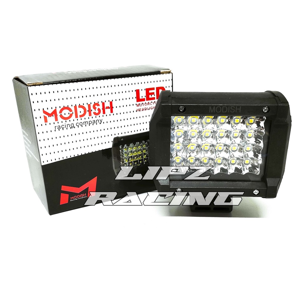 LAMPU TEMBAK LED / LAMPU SOROT LED 24 MATA MODEL 4598 CAHAYA PUTIH  BISA UNTUK SEMUA MOTOR  LAMPU TEMBAK MOTOR