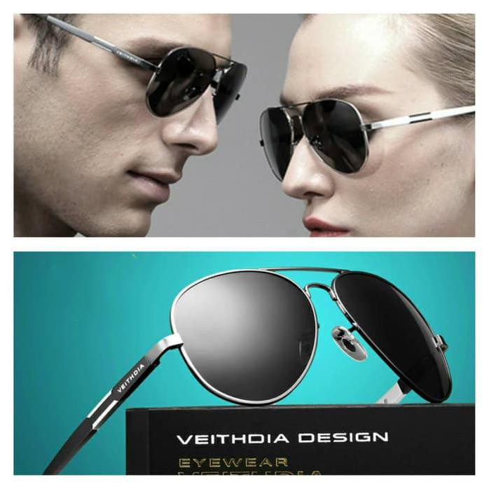 Kacamata Sunglass Veithdia Aviator (Original)