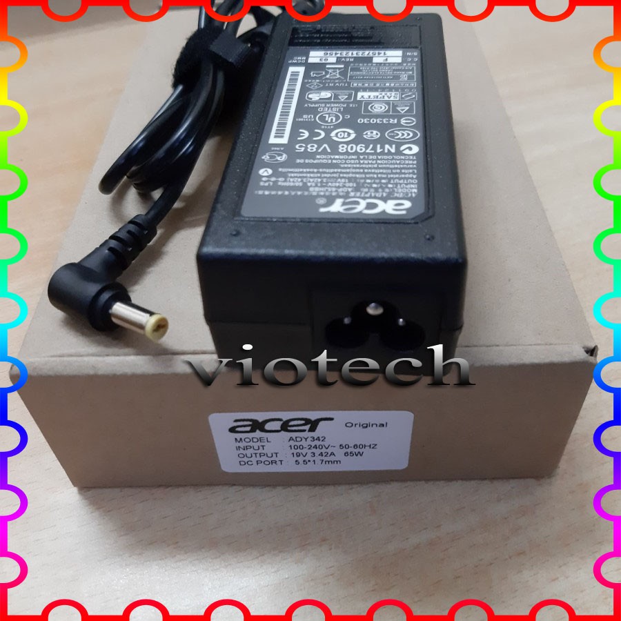 Adaptor Charger Original Acer Aspire ES1 E14 V5 19V- 3.42A