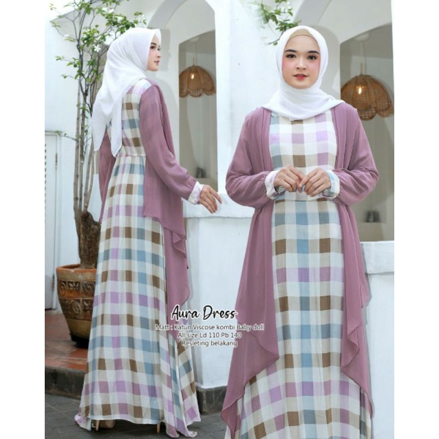 Gamis Katun Baby Doll XL