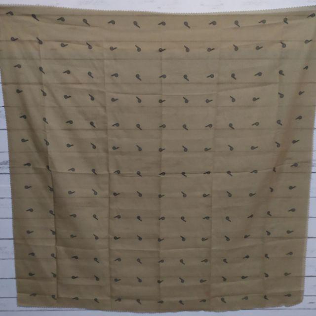HIJAB SEGIEMPAT  LASER CUT MOTIP AKSARA-taupe