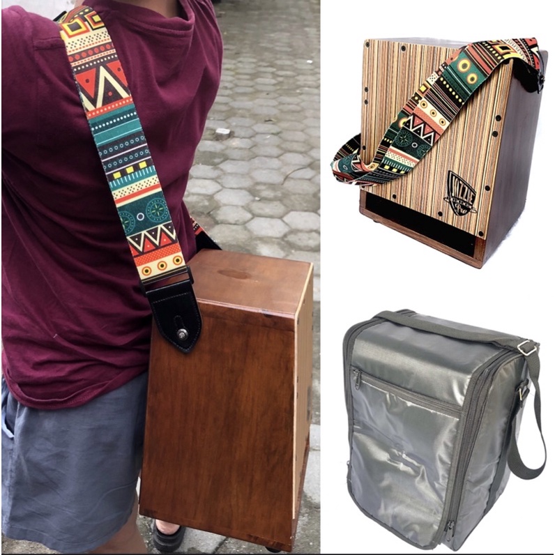 Cajon Trapesium Cangcimen Cajon Solid Kajon Drum