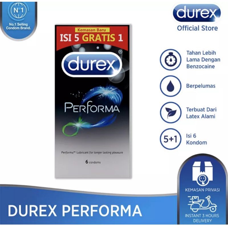 DUREX Kondom Performa 6's