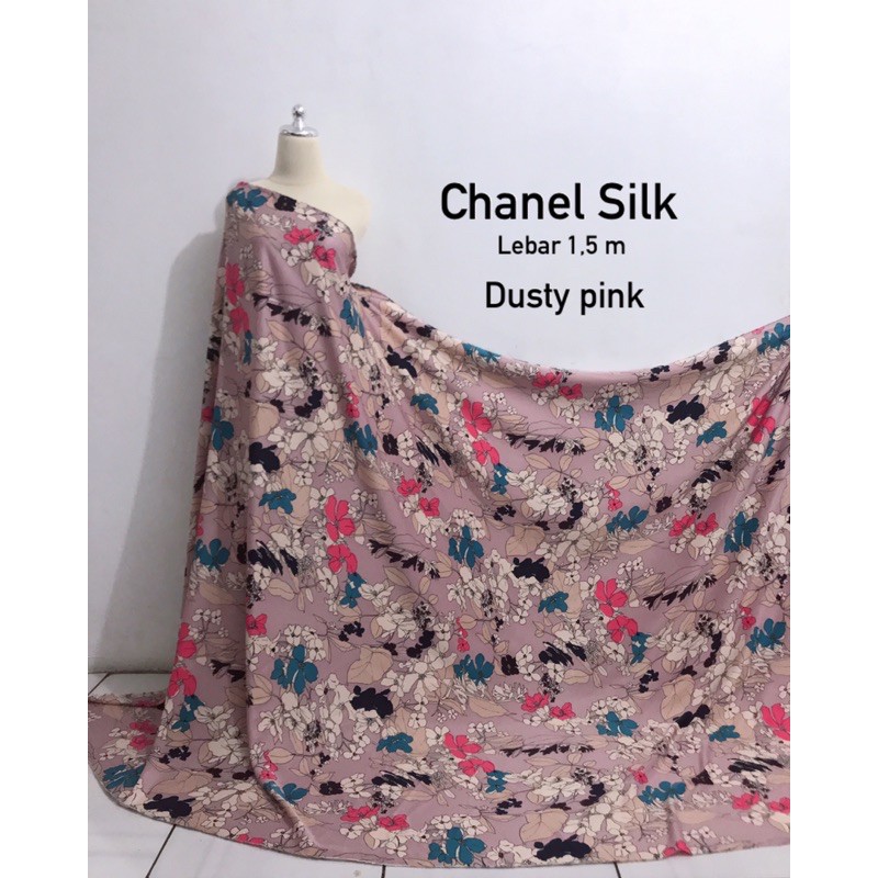 Kain chanel silk per 0,5 meter