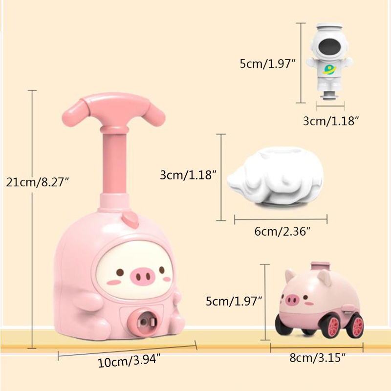 Mary Novelty Hadiah Model Kendaraan Anti-Tabrakan Balon Mobil Dengan Pompa Anak Hadiah Xmas