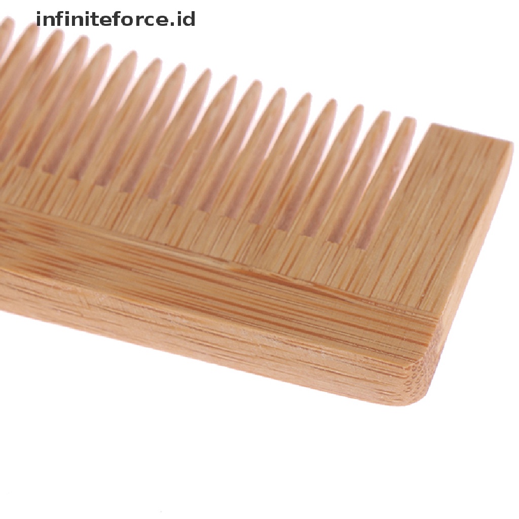 Infiniteforce.id 1pc Sisir Pijat Kulit Kepala Bahan Kayu Bambu